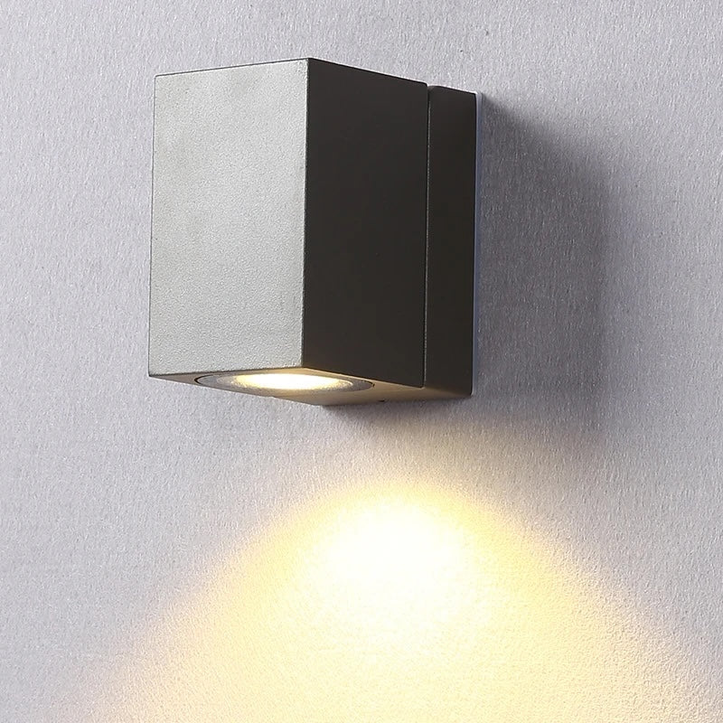 Modern Outdoor Wall Lamp Foldable Waterproof Aluminum 5W LED for Garden and Corridor