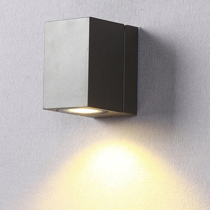Modern Outdoor Wall Lamp Foldable Waterproof Aluminum 5W LED for Garden and Corridor
