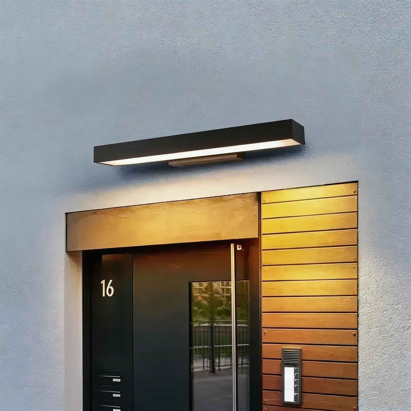 Modern Waterproof Outdoor Wall Light Stainless Steel Adjustable LED Design for Exterior Use