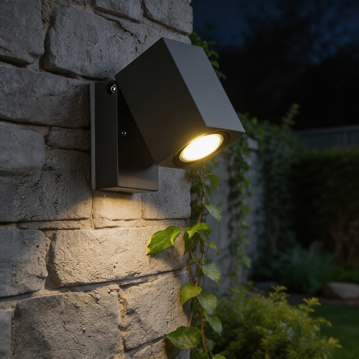 Modern Outdoor Wall Lamp Foldable Waterproof Aluminum 5W LED for Garden and Corridor