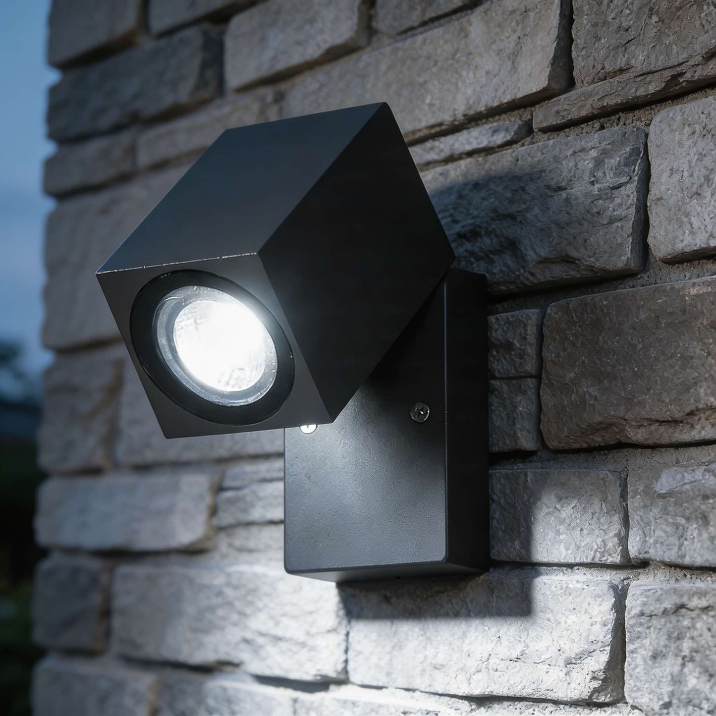 Modern Outdoor Wall Lamp Foldable Waterproof Aluminum 5W LED for Garden and Corridor