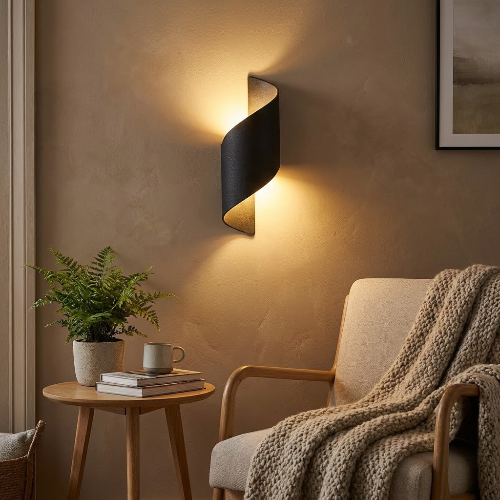 Modern Outdoor Wall Light Dual-Sided LED Waterproof Aluminum Sconce with Acrylic Shade