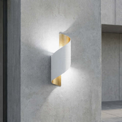 Modern Outdoor Wall Light Dual-Sided LED Waterproof Aluminum Sconce with Acrylic Shade